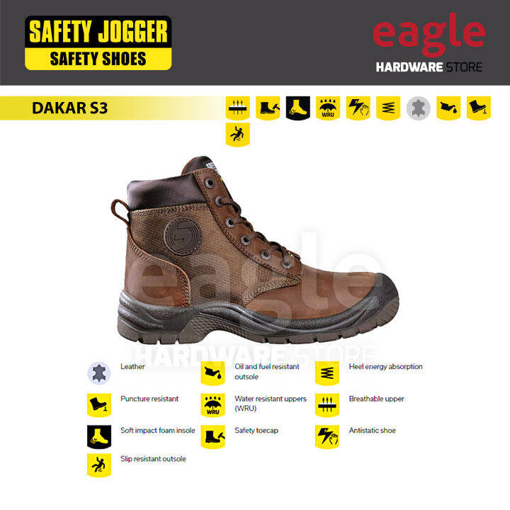 Safety Jogger Dakar Safety Shoe Lazada