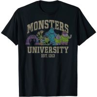 HOT ITEM!!Family Tee Couple Tee  Adult T-Shirt Pixar Monsters University Est. 1313 Group Shot T-Shirt - Mens T-Shirts