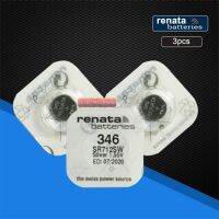 【New-store】 Happizons Renata เซลล์เหรียญ3แพ็ค346 100% SR712SW เดิมใหม่เอี่ยมคงทน RENATA ปุ่มนาฬิกาเหรียญสวิสทำ