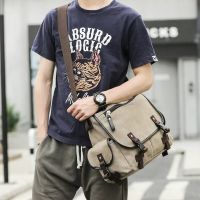 ✾☎  Canvas Shoulder Postman Fashion Student Mens Crossbody