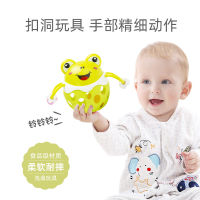 Baby Animal Soft Rubber Hand Ball Tactile Perception Ball Hole Can Bite Baby Hand Bell Ball Toy 2023