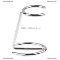 sunkepo6392 1PC แปรงโกนหนวดผู้ถือสแตนเลสผู้ชายแปรงโกนหนวดขาตั้งเครื่องโกนหนวด