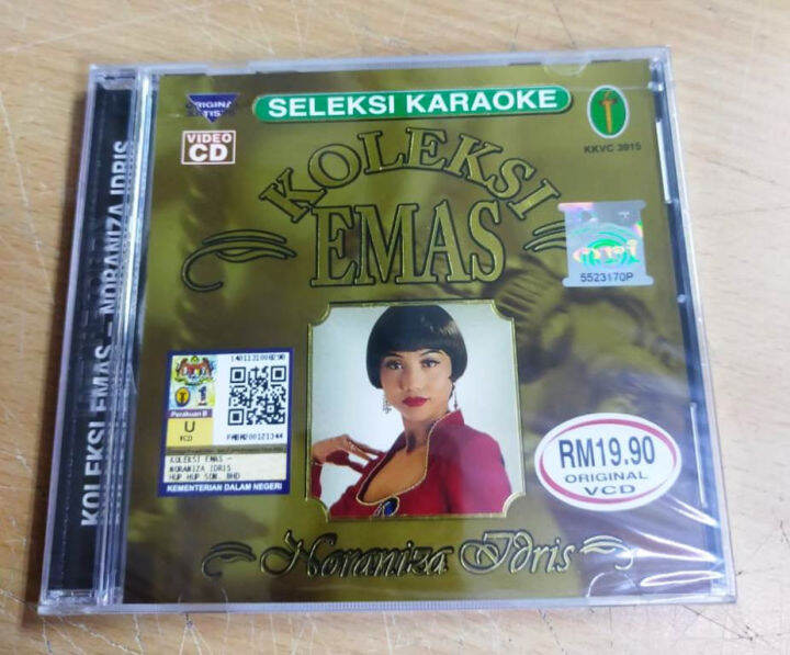 Noraniza Idris Koleksi Emas VCD Karaoke Original Artist New And Sealed