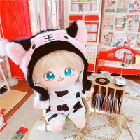 [Free ship] Cotton doll 20cm centimeter clothes star normal body fat nude devil jumpsuit