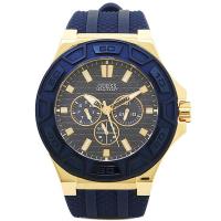 นาฬิกาข้อมือผู้ชาย Guess Multi-Function Blue Silicone Mens Watch W0674G2