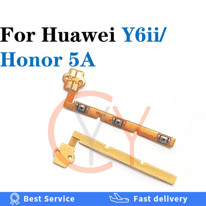 ปุ่มปรับระดับเสียงปุ่มเปิดปิดสายเคเบิ้ลยืดหยุ่นสำหรับ-huawei-honor-5a-y6ii-y6-ii-อะไหล่สายเคเบิล