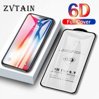 6D คลุมทั้งหมดกระจกเทมเปอร์สำหรับ iPhone 12 Mini 12 Pro Max iPhone 8 7 6 6S Plus SE 2020X11 Pro XS MAX iPhone 7 8 X ปกป้องหน้าจอแก้วป้องกันฟิล์ม Iphone 7