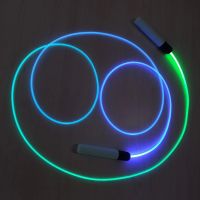 7 Colors in One Glowing LED Rainbow Jumping Rope for Kids and Adult Light Up Exercise Luminous Adjustable Skipping Ropes