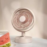 USB Rechargeable Table Fan Portable Summer Air Cooling Fan Stepless Speed Regulation LED Display USB min Fan 2000mAh