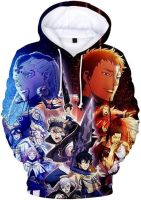 WANHONGYUE Anime Black Clover Hoodie Sweatshirt Cosplay Costume 3D Printed Pullover Sweater Hooded Tracksuit