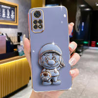 YBD ดีไซน์ใหม่ สำหรับ Xiaomi Redmi Note 11 Pro 4G 5G เคสหรูหราสเตอริโอ3D แฟชั่นซุปเปอร์มาริโอเคสโทรศัพท์น่ารัก