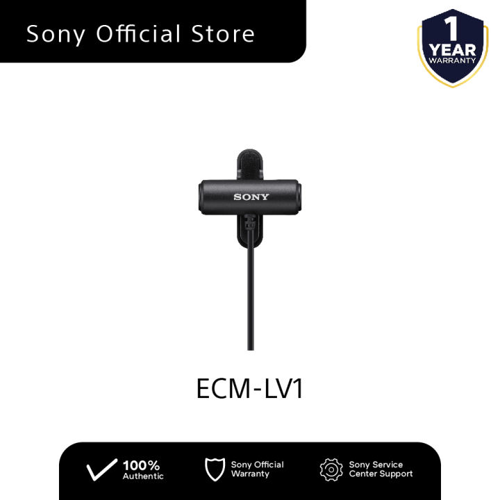 Sony ECM-LV1 Stereo Lavalier Microphone | Lazada PH