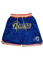 ☢ Basketball Pants NFL Rams Color Blue Pocket Ball Pants Basketball Sports Pants Dropshipping Ebay