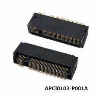 【In-Stock】 Kids Tech 5ชิ้น APCI0103-P001A M.2 H = 4.8 NGFF ขั้วต่อหลอดไฟ LED