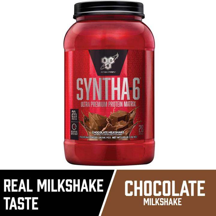 Bsn Syntha 6 Whey Protein Powder Micellar Casein Milk Protein Isolate Chocolate Milkshake 28