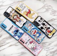 Case Oppo เคสหลังนิ่มกันกล้องขอบสี สกรีนลายการ์ตูนมาใหม่ รุ่น Oppo Reno4,Reno5G,Realme5,A15,A15s,A53,A5s,A12,A7,A93,A92,A3s,A73,A1k