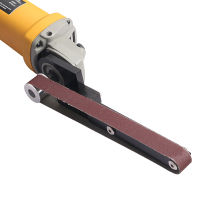 【CW】Mini Electric Belt Sander เครื่องขัดเครื่องบดมุมเครื่องขัดเข็มขัด80400Grit Belt สำหรับ M10เครื่องบดมุม