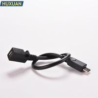 M/F untuk Micro USB 2.0 Type B Laki-laki Ke Perempuan Kabel Ekstensi Extender Pengisian Kabel 0.2M