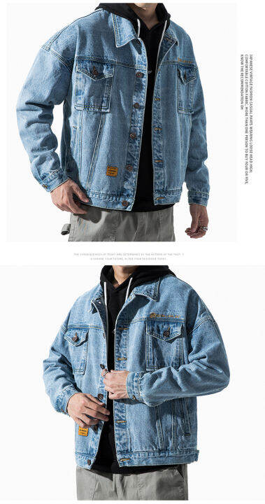 พร้อมส่ง-jacket-jeans-l9005-l08-เสื้อยีนส์ชาย-แขนยาว-ผ้าดี-ทรงสวย-แจ็คเก็ตยีนส์-เสื้อยีนแขนยาว-เสื้อเชิตชาย-เสื้อกันหนาว-ผ-ช