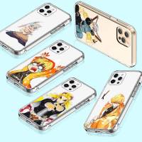 เคสโทรศัพท์ หรับ Samsung A34 M52 A04 M30S A23 M23 M53 M21 A54 M30 A40S A9 A14 A04S M33 Plus อ่อนนุ่ม โปร่งใส ปก T-157 Demon Slayer