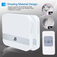 ❀ Home Smart Doorbell Wireless Remote Control Button Door Bell House Outdoor Plug-through Security Welcome Chime Kit
