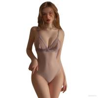 Women Body Lingerie Mesh Bodysuit Crotchless Bigsize Cosplay Costume Erotic Lingerie Uniform Temptation