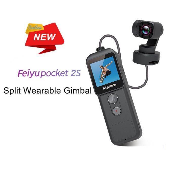 【ZZ】Feiyu pocket 2S Wearable Pocket Gimbal Camera Vlog Smart Camera 3