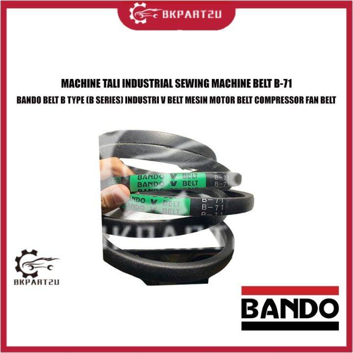 MACHINE TALI INDUSTRIAL SEWING MACHINE BELT B71 BANDO ORI BELT B B