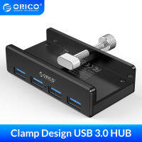 ORICO USB 3.0 HUB Powered With Charging Multi 4 Ports Desk Clip USB Splitter Adapter SD Card Reader for PC Computer Accessories