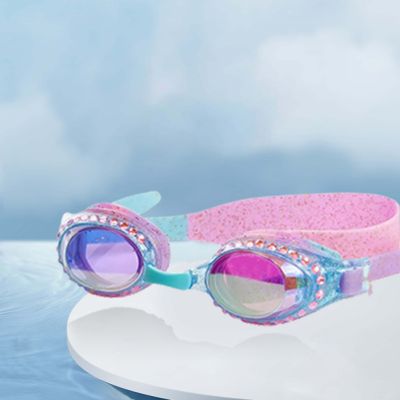 Children Swimming Goggles Anti Fog Cute Swimming Pools Glasses Waterproof One Size Elastic Soft Adjustable for Underwater Sports