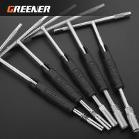 ┅◕❃ Grenner T Type Hex Socket Sleeve Wrench Hex Key Allen Wrench Outer Hexagon Multifuctional Hand Removable Car Maintenance Tools