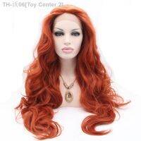 Sylvia 350 Color Red Body Wave Wig Synthetic Lace Front Wigs For Women Heat Resistant Fiber Hair Drag Queen Wigs [ Hot sell ] Toy Center 2