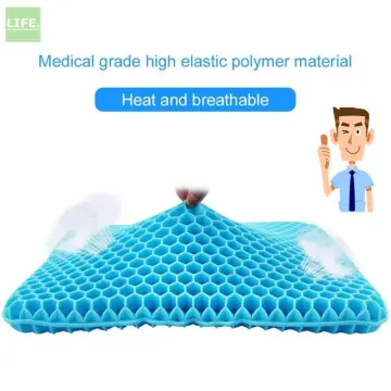 Gel Seat Cushion Double Layer Non-slip Breathable Honeycomb Egg