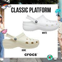 Crocs Collection รองเท้าแตะ รองเท้ารัดส้น รองเท้า CR W CS Platform Clog 206750-100 / 206750-2Y2 (2590)