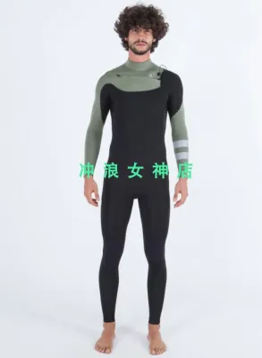[COD] 23 Hurley3/2mm surfing full body cold suit wetsuit sunscreen winter male Wetsuit