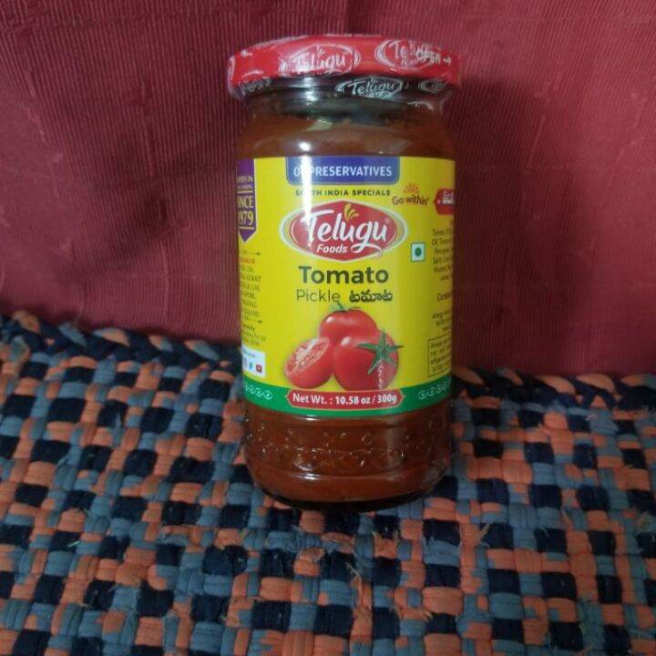 Telugu Foods Tomato Pickle 300g Lazada Ph