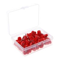 50 Pcs Heart Shape Plastic Quality Colored Push Pins Thumbtacks for home office and school accessories Clips Pins Tacks