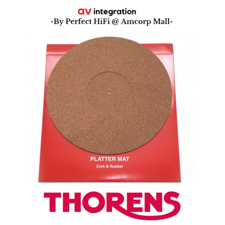 Thorens Platter Cork Mat Anti Static 1 Piece For Turntable Lazada
