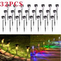 ●○♘ Solar Garden Light Outdoor Solar Power Lamp Waterproof Solar Lights Landscape Lighting for Pathway Patio Yard Lawn Decoration