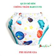 Quần bỏ bỉm chống thấm BabyCute size L 14-24kg mẫu bé trai