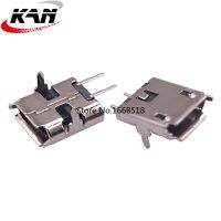 100ชิ้นไมโคร USB 2P ปลั๊กตัวเมียไมค์2PIN V8สายสเตอริโอสองขาชาร์จพอร์ต2-Pin แจ็คขั้วต่อ USB ไมโคร USB ขนาดเล็ก MC-001