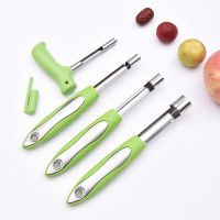 New Stainless Steel Apple Core Cutter Knife Corers Fruit Slicer Multi-function Cutting Vegetable Pear Core Removed Kitchen Tools Graters  Peelers Slic