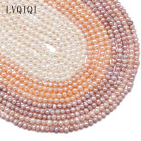 Natural Pearl Real Freshwater Pearls Beads Baroque Loose Spacer Beads For Jewelry Making DIY celet Neckalce Accessories 3-4mm