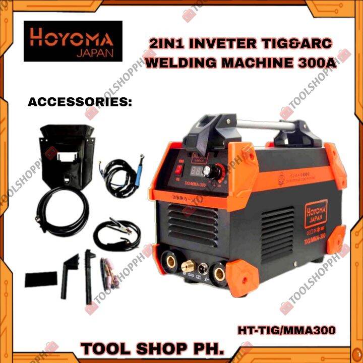 HOYOMA Japan 300A 5.0mm Inverter TIG Welding Machine (HT-TIG/MMA300 ...