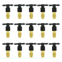 15-250PCS Adjustable Misting Nozzle w/ 4/7mm Plastic Tee Watering Irrigation Sprinkler Cooling