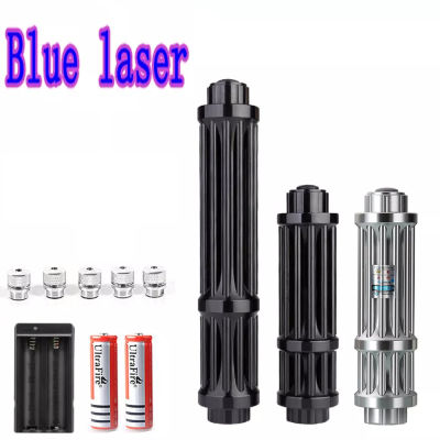 High Power 2w Blue Pointers 450nm Lazer sight Rechargeable Visible Blue Light Pen Burn Burning Match