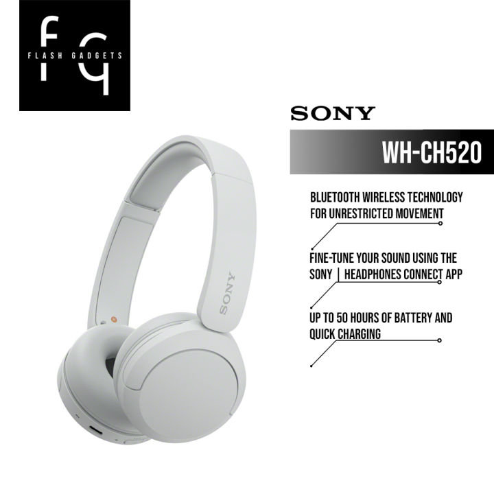 Sony WH-CH520 Wireless Headphones | 1 Year Sony Malaysia Warranty | Lazada