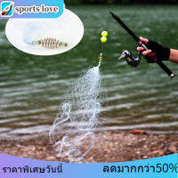 Fishing Netจับปลาอวนด้วยลูกปัดเรืองแสงอุปกรณ์ตกปลาแม่น้ำทะเลสาบ