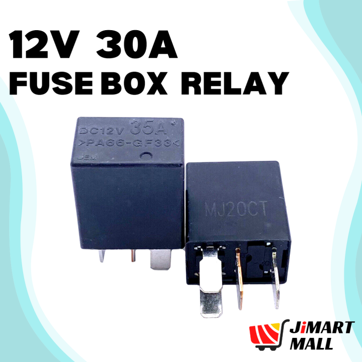 12V 30A CAR RELAY Fusebox Headlamp Horn Aircond Spotlight Sportlight