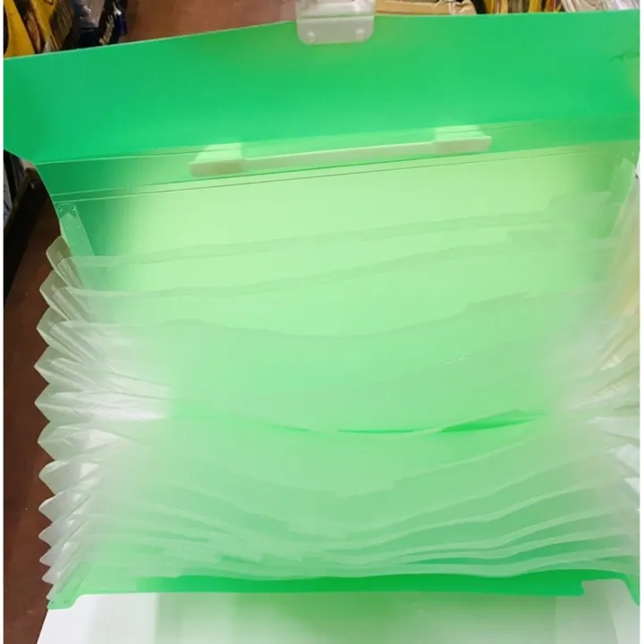 [Ready Stock] plastic expandable envelope with divider sold per piece